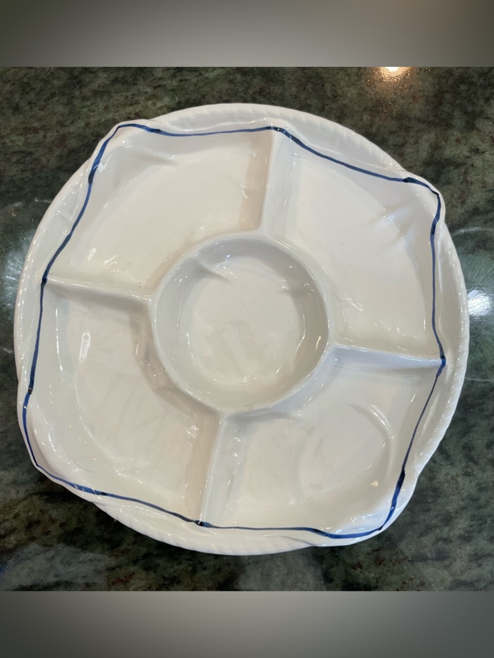 Vintage 1985 Le Bistro by Shafford Chip & Dip